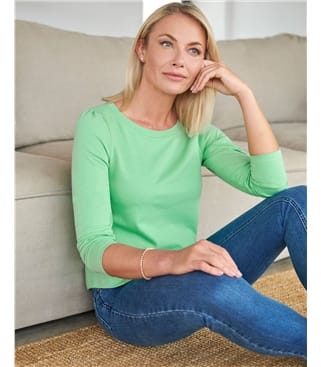 Organic Cotton Long Sleeve T Shirt