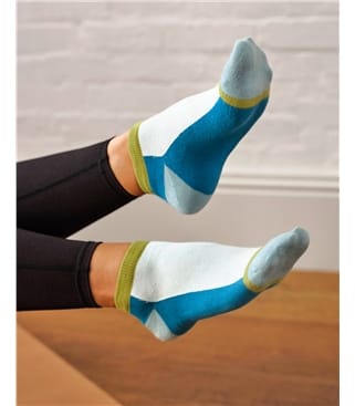 Colour Block Trainer Socks