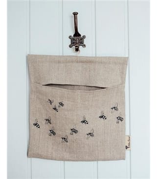 Bee Linen Peg Bag