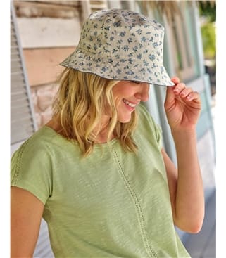 Reversible Cotton Sun Hat