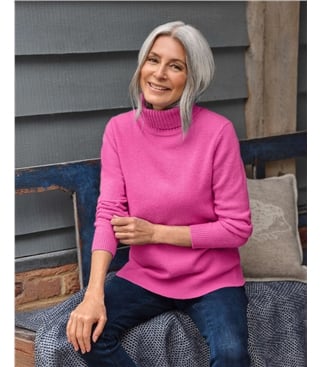 Womens Lambswool Polo