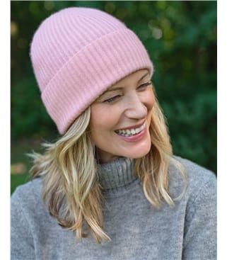 Ribbed Cashmere Hat