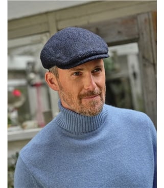 Mens Tweed Flat Cap