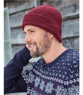 Mütze im "Donegal Tweed"-Stil für Herren