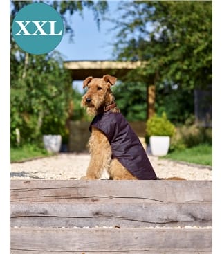 Waxed dog coat XXL