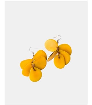 Bogota Tagua Bunch Earrings