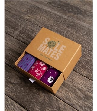 Coffret cadeau chaussettes - Femme - Bambou mélangé