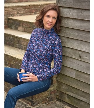 Sous-pull à col roulé - Femme - Jersey