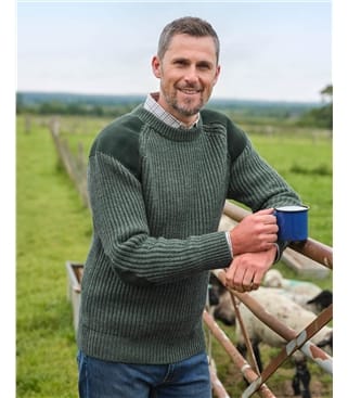 Countryman-Pullover aus reiner Wolle für Herren