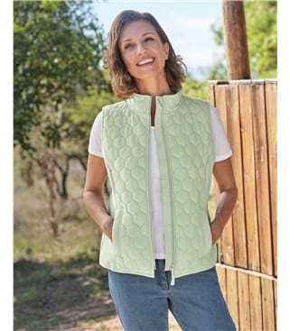 Windermere Organic Cotton Quilted Gilet