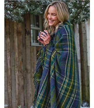 Traditional Pure Wool Throw