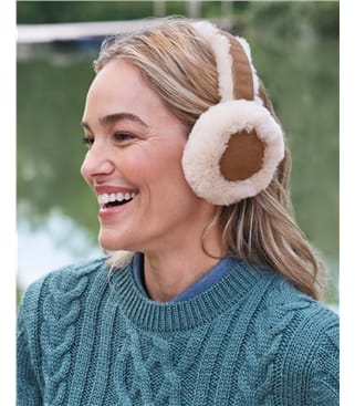 Cache-oreille - Femme - Peau de mouton