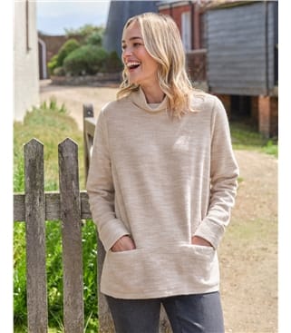 Super Soft High Neck Sweatshirt