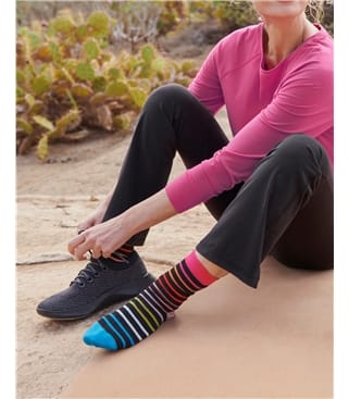Stripe Ankle Socks