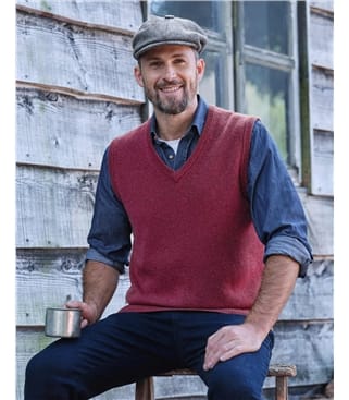 Mens Classic Lambswool Slipover