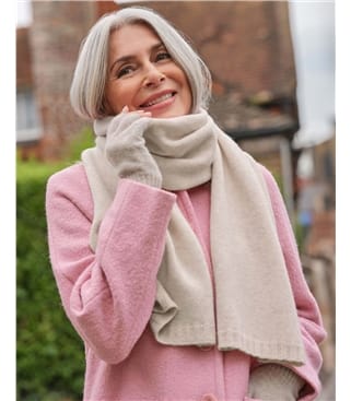 Schal aus Lammwolle für Damen