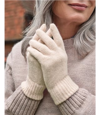 Womens Essential Lambswool Glove