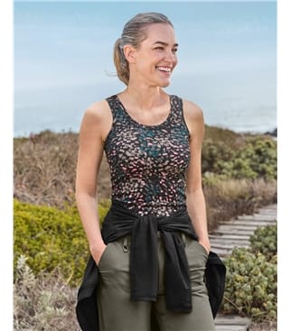 Peak Longline Printed Tank