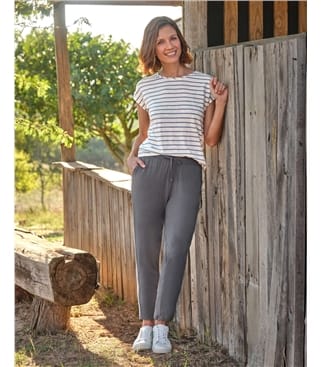 Tapered Soft Jersey Trouser