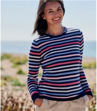 woolovers striped jumper