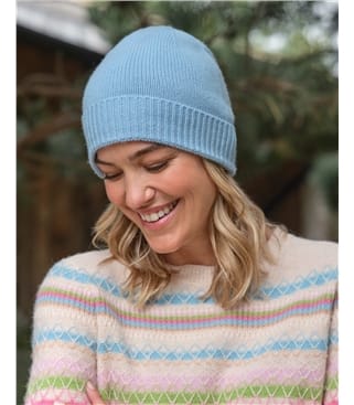 Womens Premium Pure Cashmere Hat