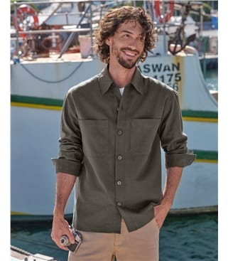 Linen Cotton Overshirt