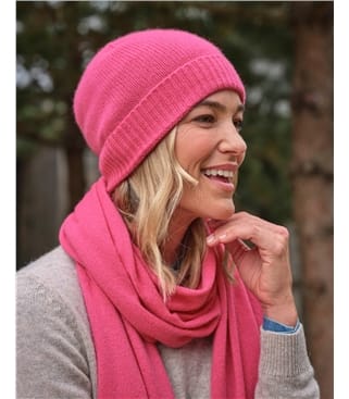 Womens Premium Pure Cashmere Hat