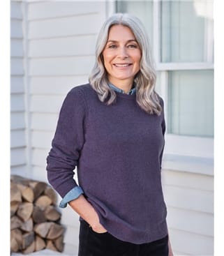 Womens Lambswool Crew