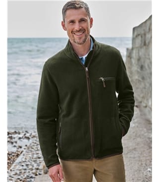 Organic Cotton Full Zip Fleece