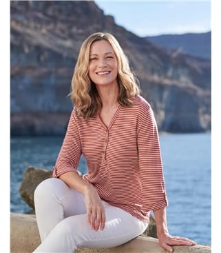 Relaxed Button Top