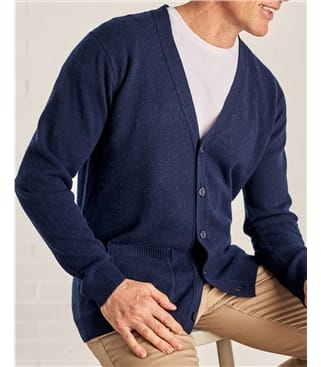 Lambswool V Neck Cardigan