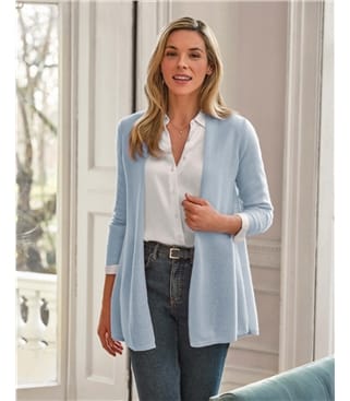Gassato Lightweight Cashmere Swing Cardigan