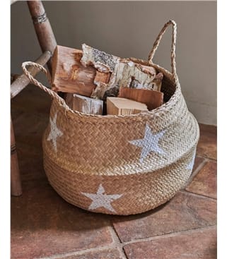 Star Seagrass Basket