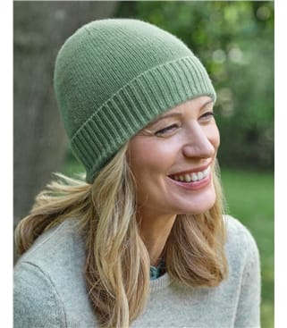 Womens Premium Pure Cashmere Hat