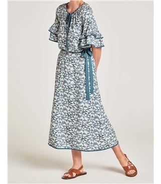 Skye Lenzing Ecovero Tie Front Skirt