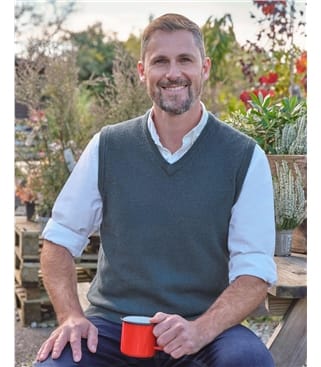 Mens Classic Lambswool Slipover