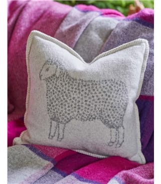 Reversible Pure Wool Cushion Cover