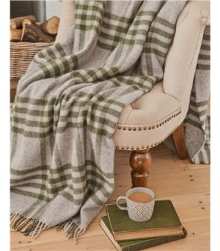 Traditional Pure Wool Throw