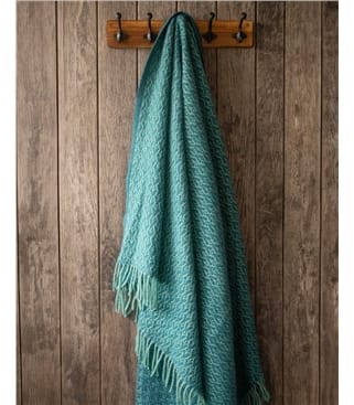 Plaid Isobel Crescent en pure laine