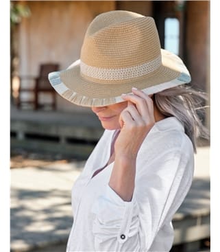 Womens Wide Brim Hat