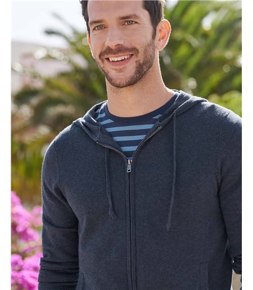 woolovers zip cardigan