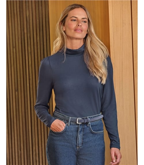 Jersey Turtle Neck