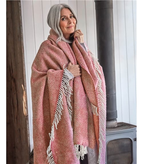 Pure Wool Beehive Throw