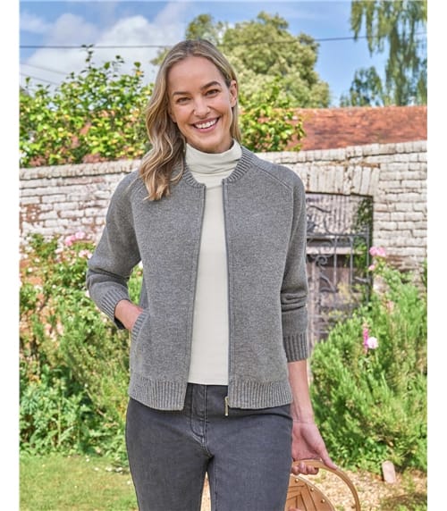 Blouson bomber zippé