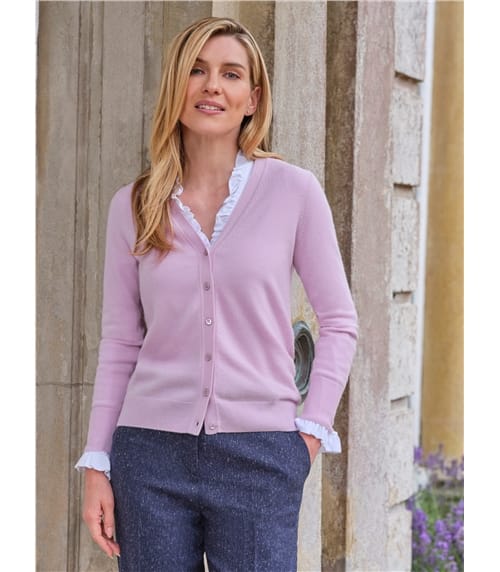 Cashmere V Neck Cardigan