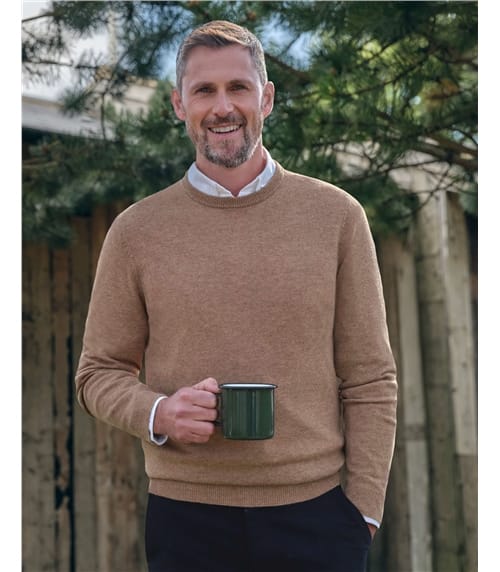 Cashmere Merino Crew Neck Jumper
