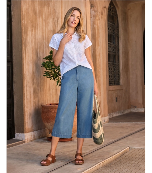 Chambray Culottes