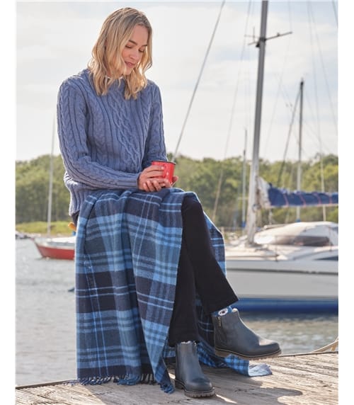 Couverture écossaise en Tartan - Pure Laine