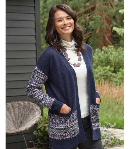 Women's Woodland Merino Wool Fair Isle Crew Sweater | Natural | Size Large | Wool/Merino | Orvis