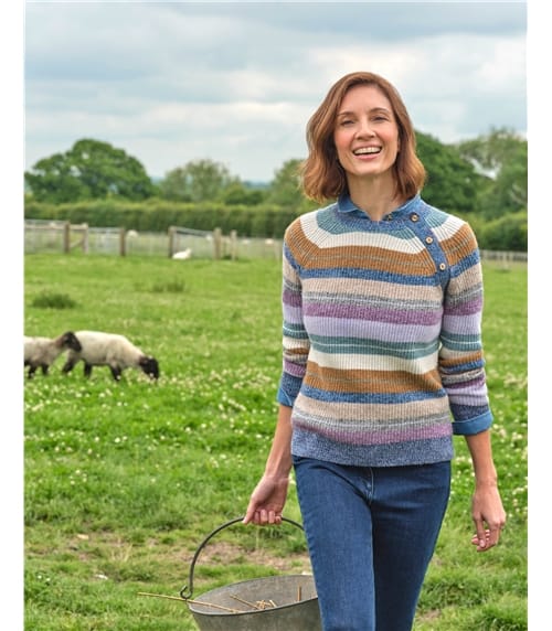 Marled Stripe Jumper